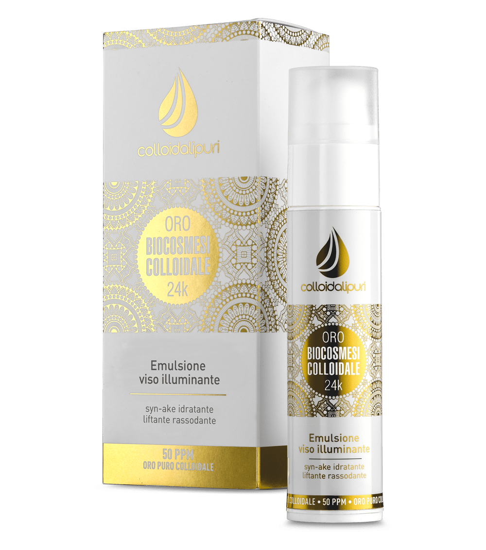 Biocosmética Coloidal Emulsión Facial Iluminadora
Syn-ake hidratante, lifting y reafirmante.
50ml – 50ppm