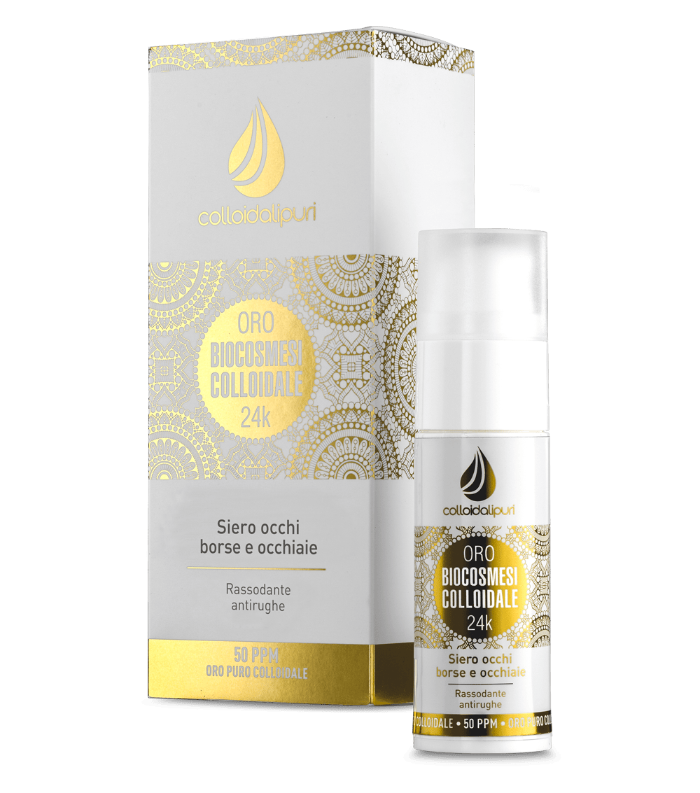 Sérum Yeux, Poches et Cernes, Biocosmétique Colloïdale
 Raffermissant anti-rides
 30 ml – 50 ppm