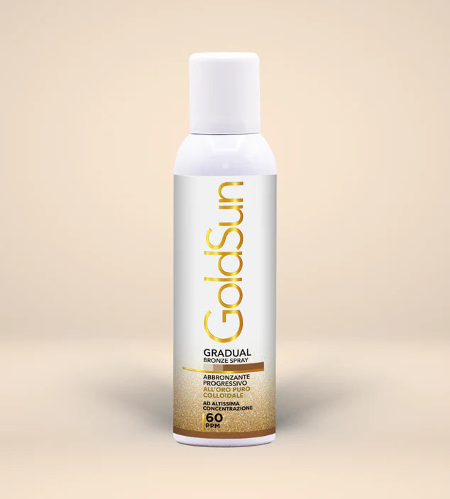 Goldsun Gradual Bronze - el bronceado gradual con oro activo spray 150ml