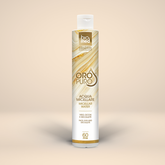 Agua Micelar de Oro Coloidal Activo 60ppm - 250ml