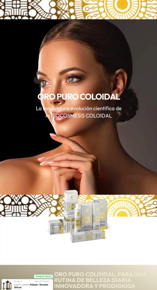 Cosmética Oro Puro Coloidal
